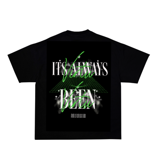 Oversized Virtu Tee Green