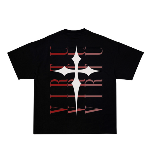 Oversized Virtu Tee Red