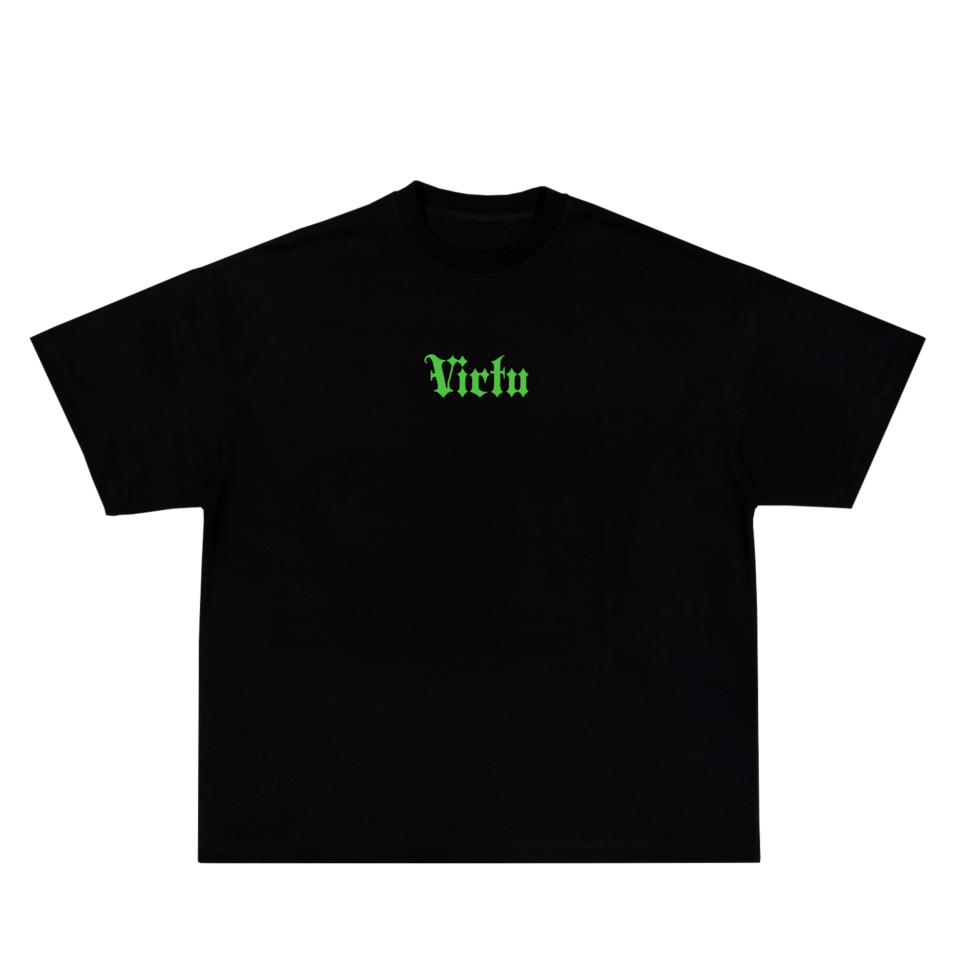 Oversized Virtu Tee Green