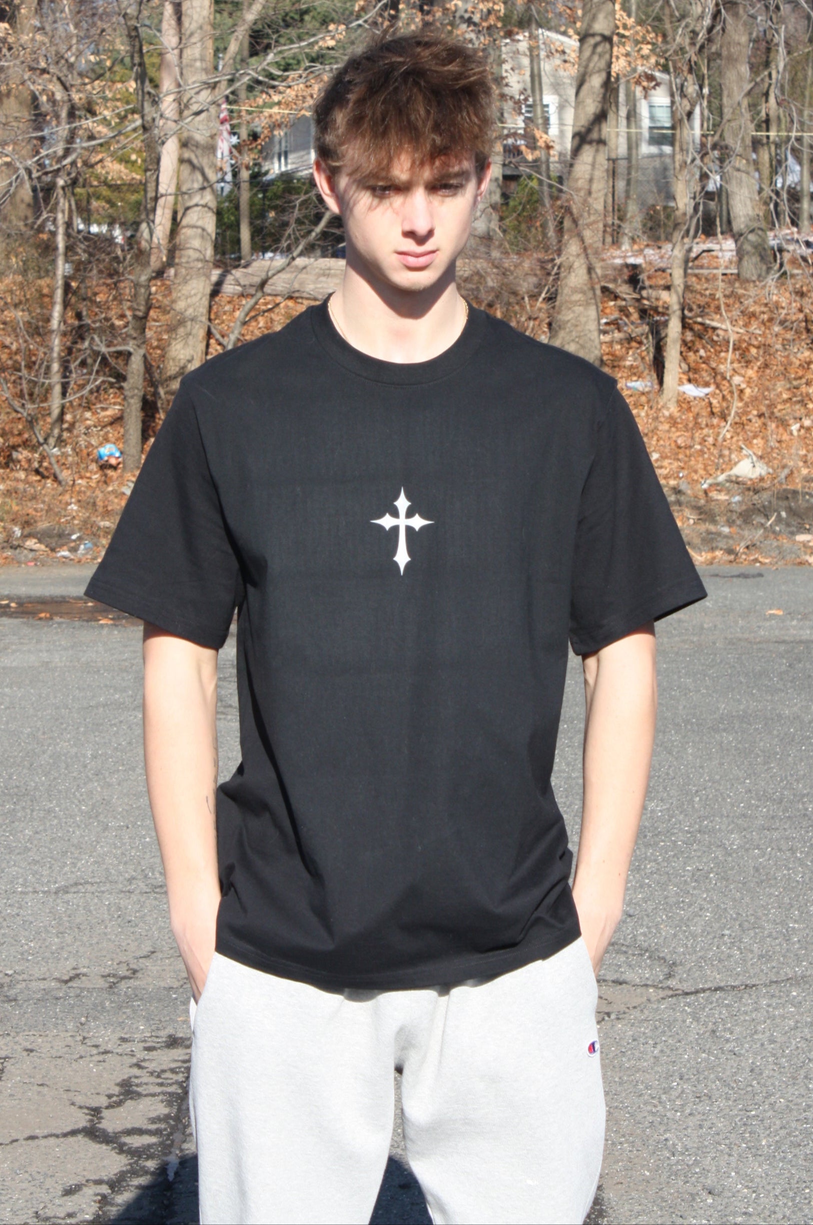 Oversized Virtu Tee Blue