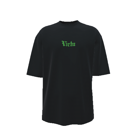 Oversized Virtu Tee Green