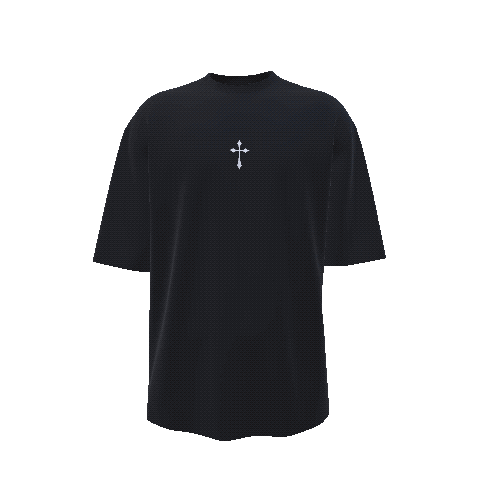 Oversized Virtu Tee Blue